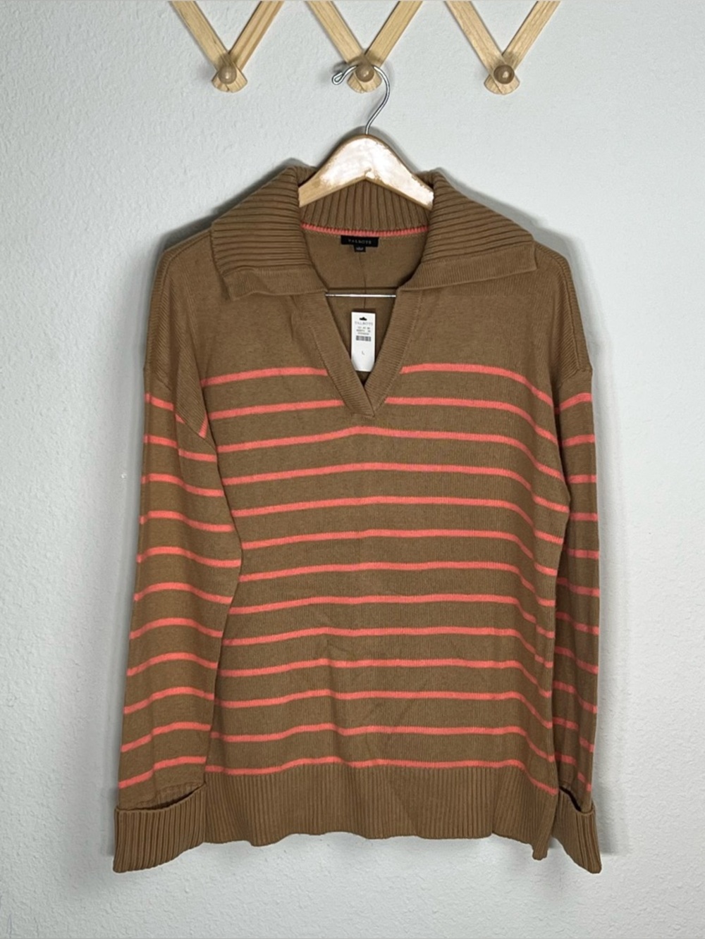 TALBOTS • NWT soft stripped sweater